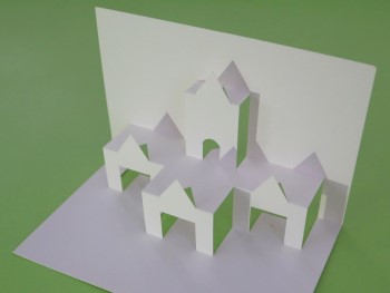 折り紙建築を作ろう