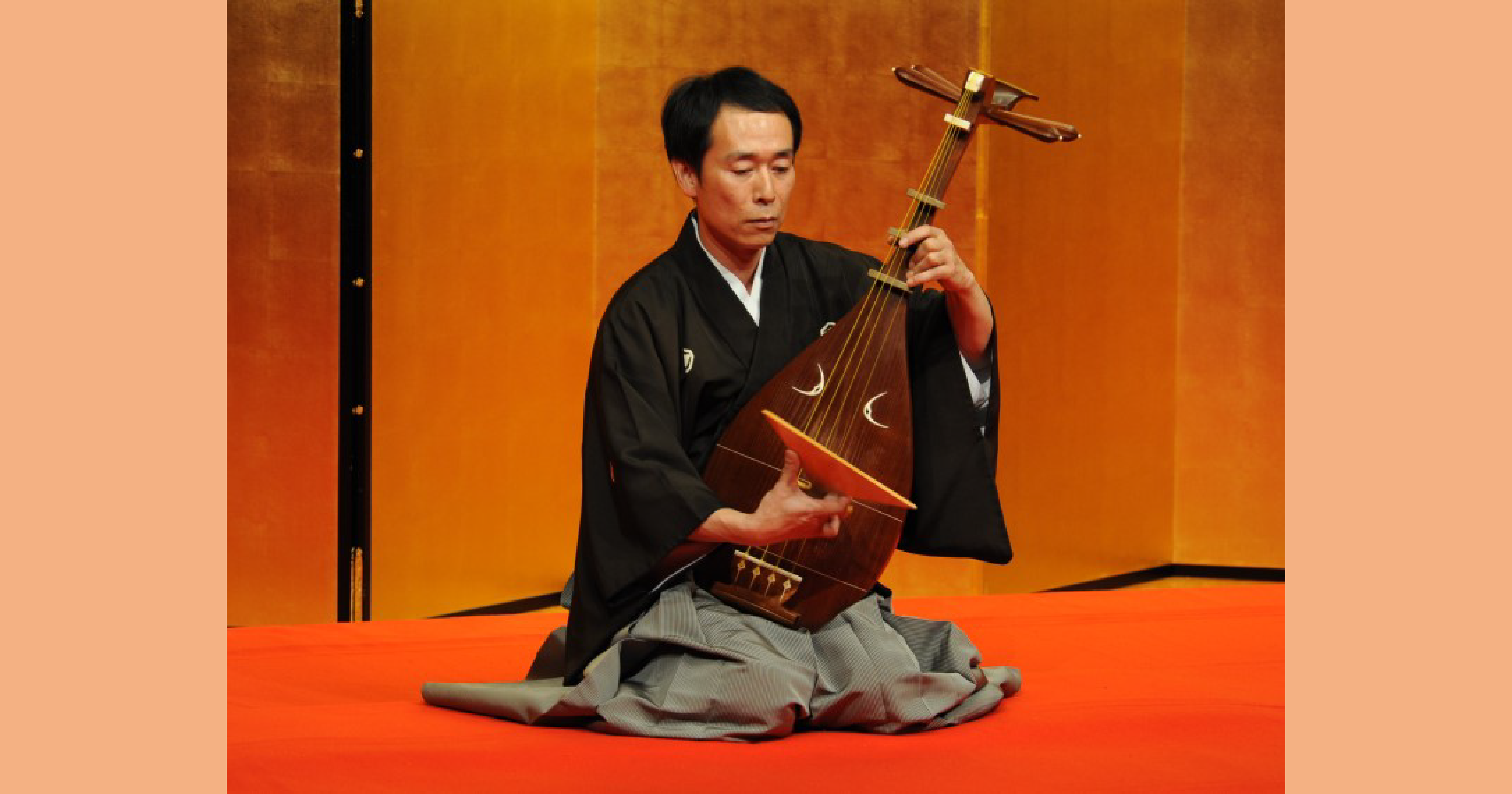 琵琶 石田琵琶店 | 片桑製薩摩琵琶四弦四柱（分解型）